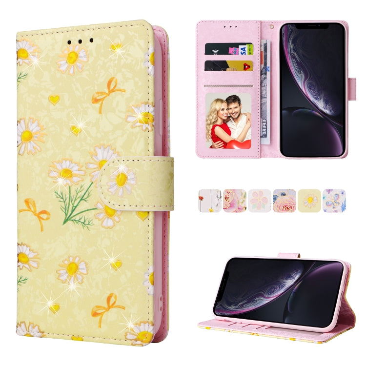 Bronzing Painting RFID Leather Case, For iPhone 11 Pro, For iPhone 11 Pro Max, For iPhone XS Max, For iPhone XR