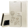 Rose Embossed Horizontal Flip PU Leather Case with Holder & Card Slots & Wallet, For Galaxy S20 Ultra, For Galaxy A51, For Galaxy A71, For Xiaomi Mi A3