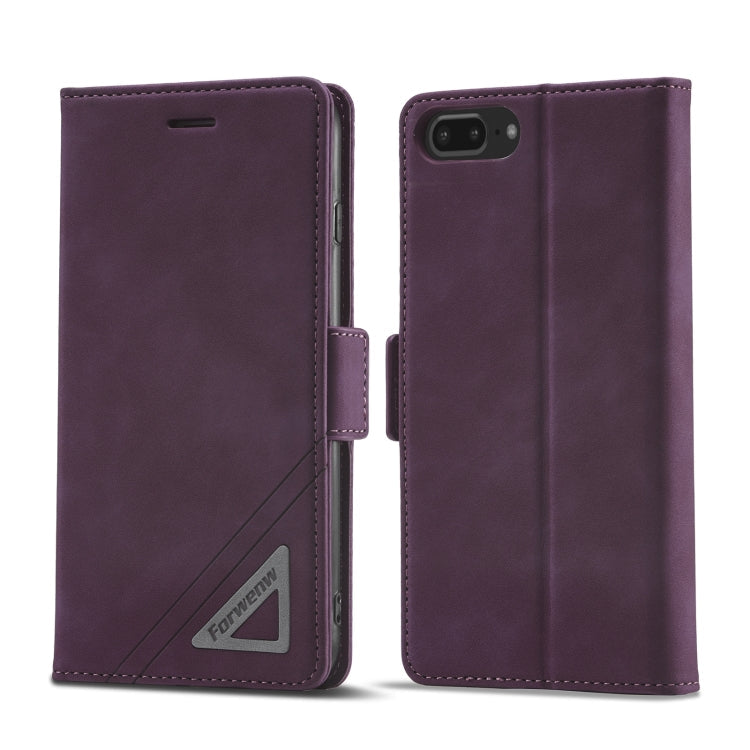 Forwenw Dual-side Buckle Leather Phone Case, For iPhone XS Max, For iPhone SE 2022 / SE 2020 / 7 / 8, For iPhone 7 Plus / 8 Plus
