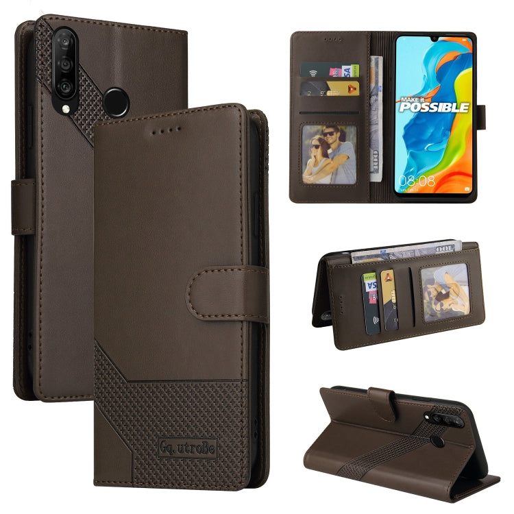 GQUTROBE Skin Feel Magnetic Leather Phone Case, For Huawei P Smart 2021, For Huawei P20 Lite, For Huawei P30 Pro, For Huawei P30 Lite