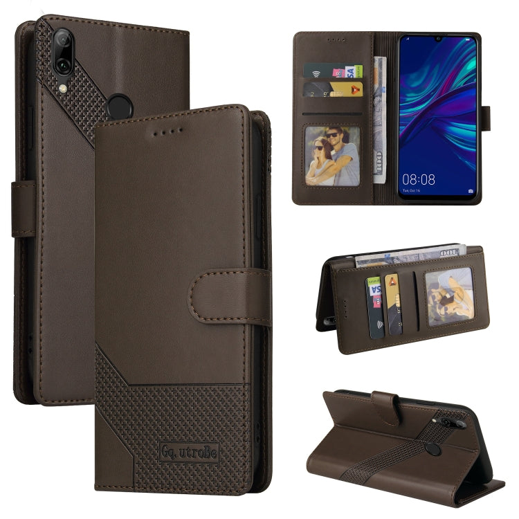 GQUTROBE Skin Feel Magnetic Leather Phone Case, For Huawei P40 Lite, For Huawei P40 Pro, For Huawei P Smart 2019, For Huawei P Smart Z