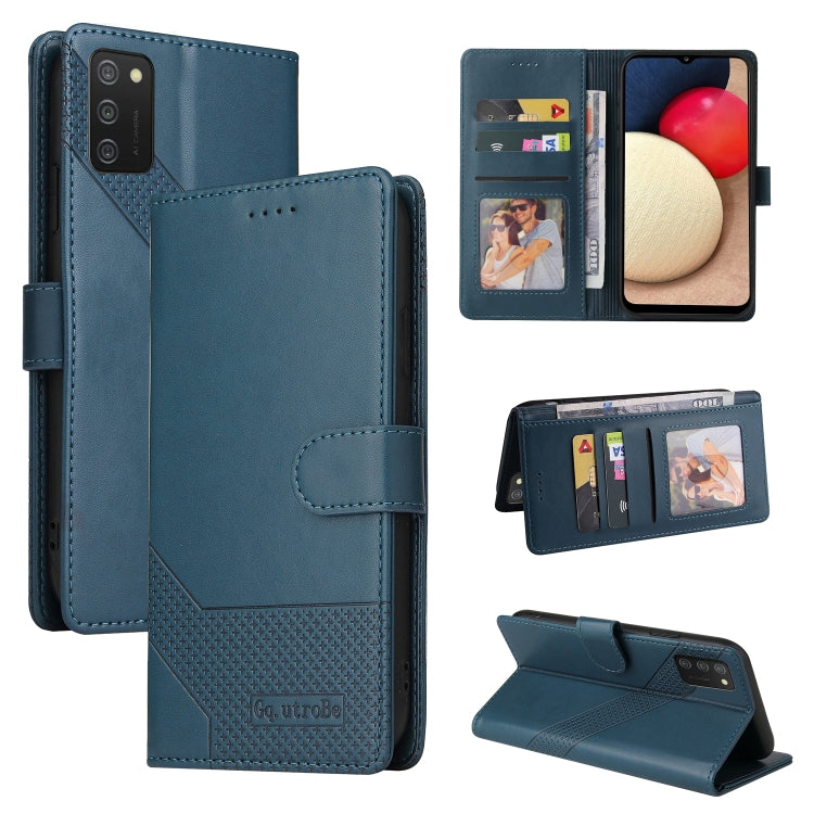GQUTROBE Skin Feel Magnetic Leather Phone Case, For Samsung Galaxy A23, For Samsung Galaxy A02, For Samsung Galaxy A02s, For Samsung Galaxy A03s