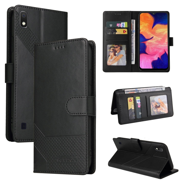 GQUTROBE Skin Feel Magnetic Leather Phone Case, For Samsung Galaxy A7 2018, For Samsung Galaxy A10, For Samsung Galaxy A12, For Samsung Galaxy A13