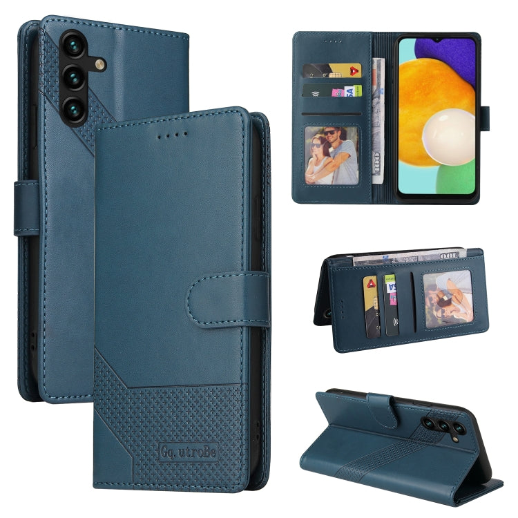 GQUTROBE Skin Feel Magnetic Leather Phone Case, For Samsung Galaxy A7 2018, For Samsung Galaxy A10, For Samsung Galaxy A12, For Samsung Galaxy A13