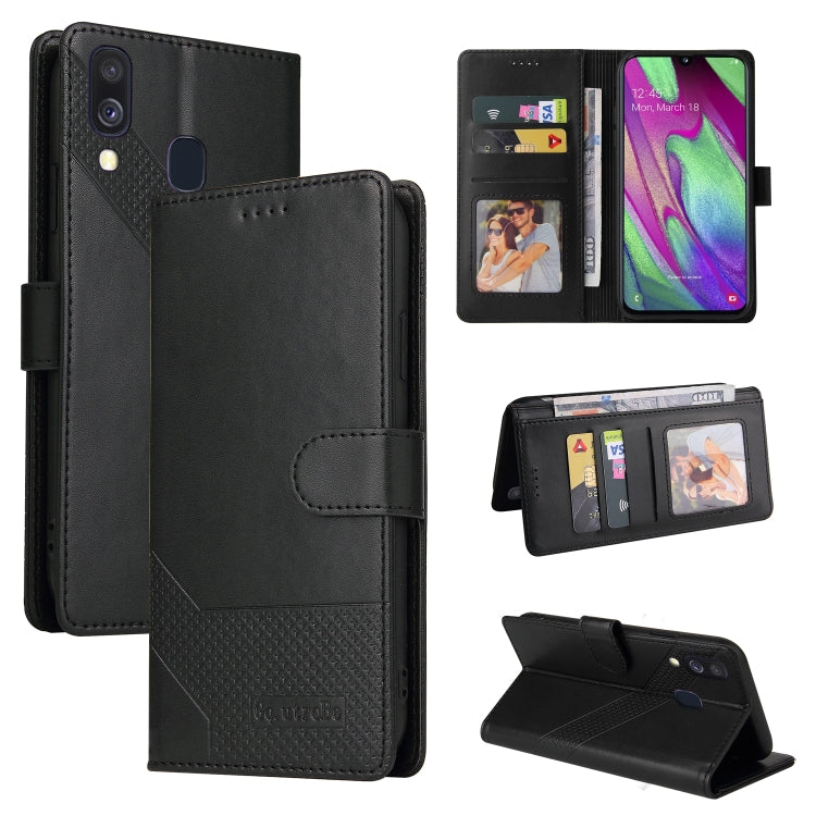 GQUTROBE Skin Feel Magnetic Leather Phone Case, For Samsung Galaxy A32 5G, For Samsung Galaxy A40, For Samsung Galaxy A41, For Samsung Galaxy A42 5G