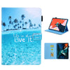 For iPad Pro 11 (2020) & (2018) Painted Pattern Tablet PC Protective Leather Case with Bracket & Card Slot & Photo Holder, Beach, Fantasy Butterfly, Beautiful Bubbles, Never Stop, Beautiful Starry Sky, Two Black Cats, Sparkling Sand, Golden Butterfly  ...