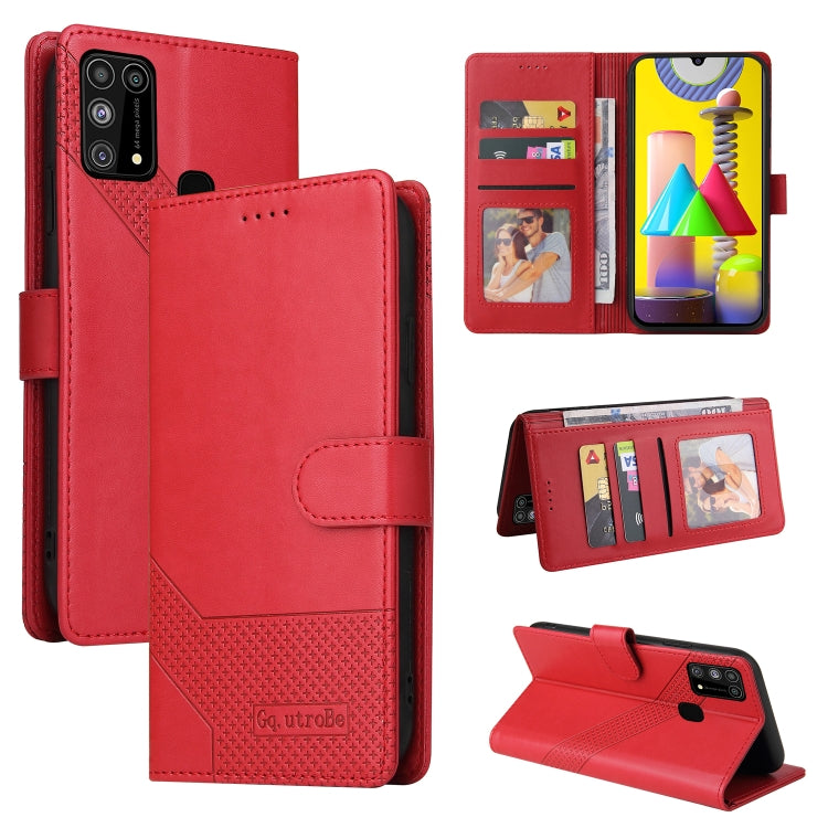 GQUTROBE Skin Feel Magnetic Leather Phone Case, For Samsung Galaxy M31, For Samsung Galaxy M32, For Samsung Galaxy Note8, For Samsung Galaxy Note9