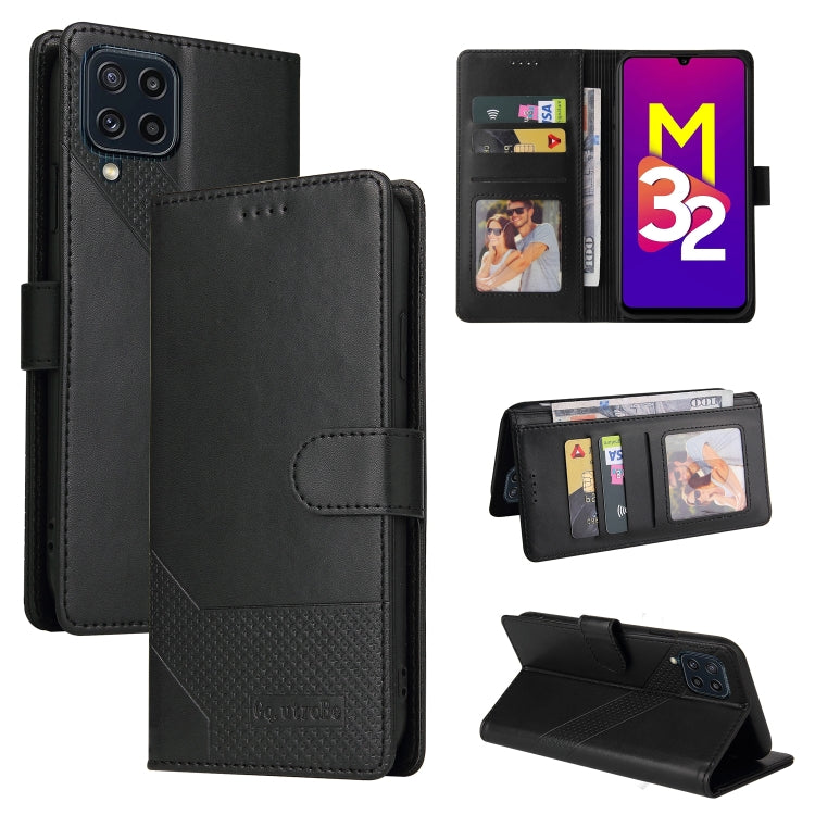 GQUTROBE Skin Feel Magnetic Leather Phone Case, For Samsung Galaxy M31, For Samsung Galaxy M32, For Samsung Galaxy Note8, For Samsung Galaxy Note9