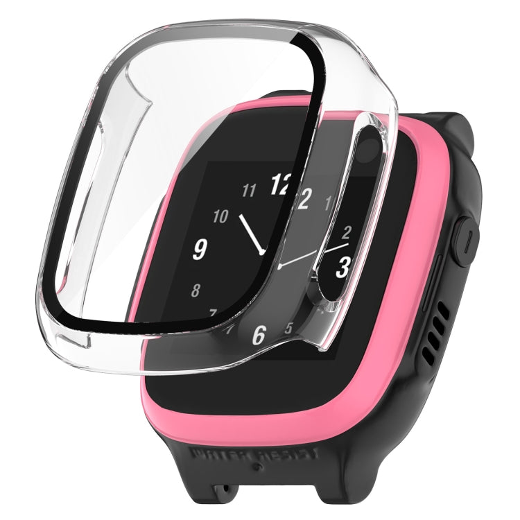 PC + Tempered Film Integrated Protective Watch Case, For Huawei Watch Fit Mini, For Xplora X5 Play Children Watch