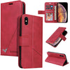 GQUTROBE Right Angle Leather Phone Case, For iPhone XS Max, For iPhone 7 Plus / 8 Plus, For iPhone 6 Plus / 6s Plus, For iPhone 6 / 6S