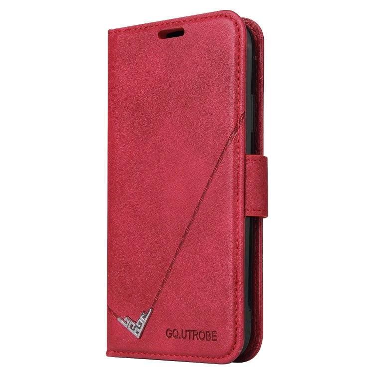 GQUTROBE Right Angle Leather Phone Case, For Huawei P40, For Huawei P40 Lite, For Huawei P40 Pro, Huawei P smart 2021