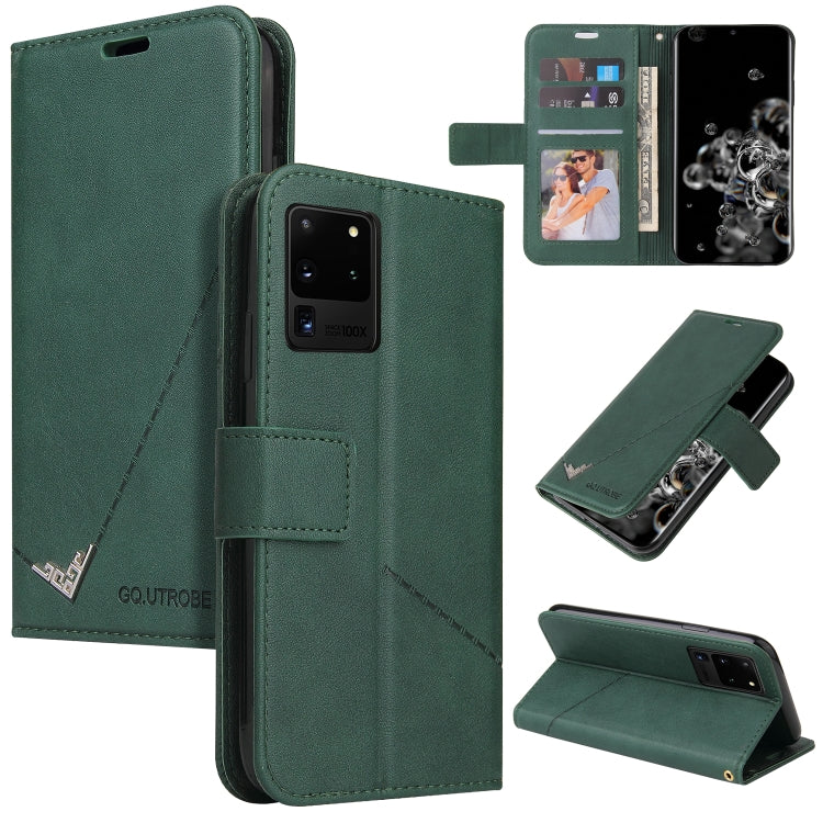 GQUTROBE Right Angle Leather Phone Case, For Huawei P40, For Huawei P40 Lite, For Huawei P40 Pro, Huawei P smart 2021