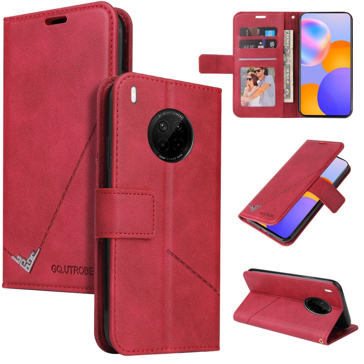 GQUTROBE Right Angle Leather Phone Case, For Huawei nova 7 SE, For Huawei Mate 40, For Huawei Mate 40 Lite, For Huawei Mate 40 Pro