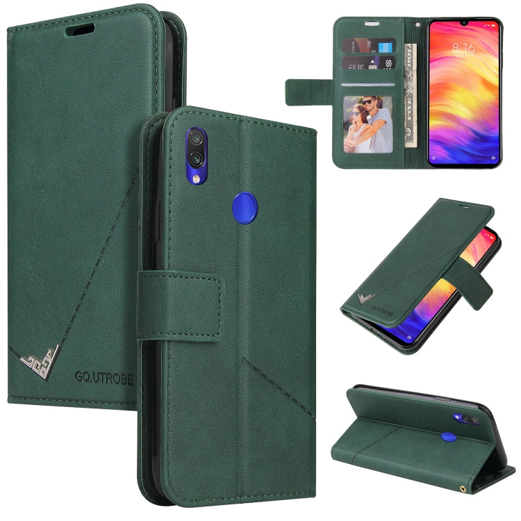 GQUTROBE Right Angle Leather Phone Case, For Huawei Enjoy 9s, For Huawei Y6 2019