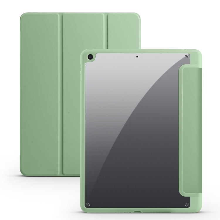Acrylic 3-folding Smart Leather Tablet Case, For iPad 9.7 2018/2017, For iPad 10.2 2021/2020/2019, For iPad  Air 2022/2020/Pro 11 2021/2020/2018