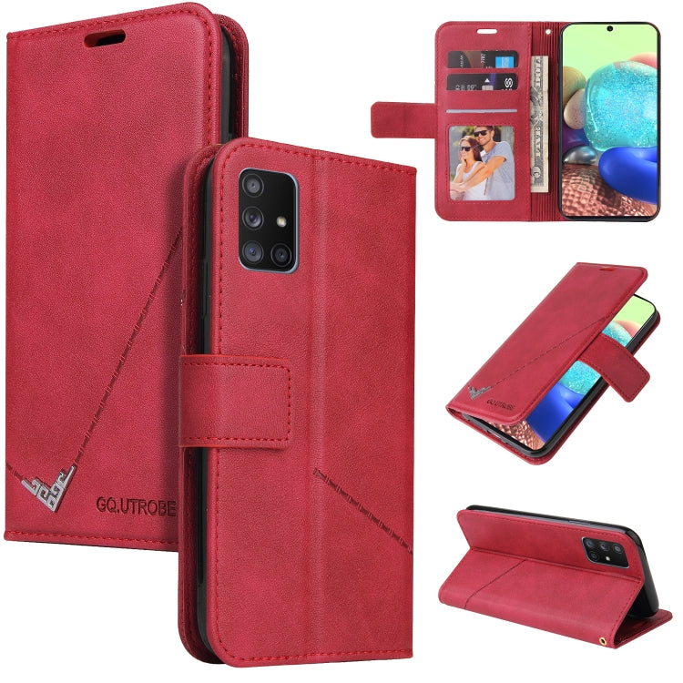 GQUTROBE Right Angle Leather Phone Case, For Samsung Galaxy A11 Global Version, For Samsung Galaxy A01 Core, For Samsung Galaxy M51, For Samsung Galaxy M31