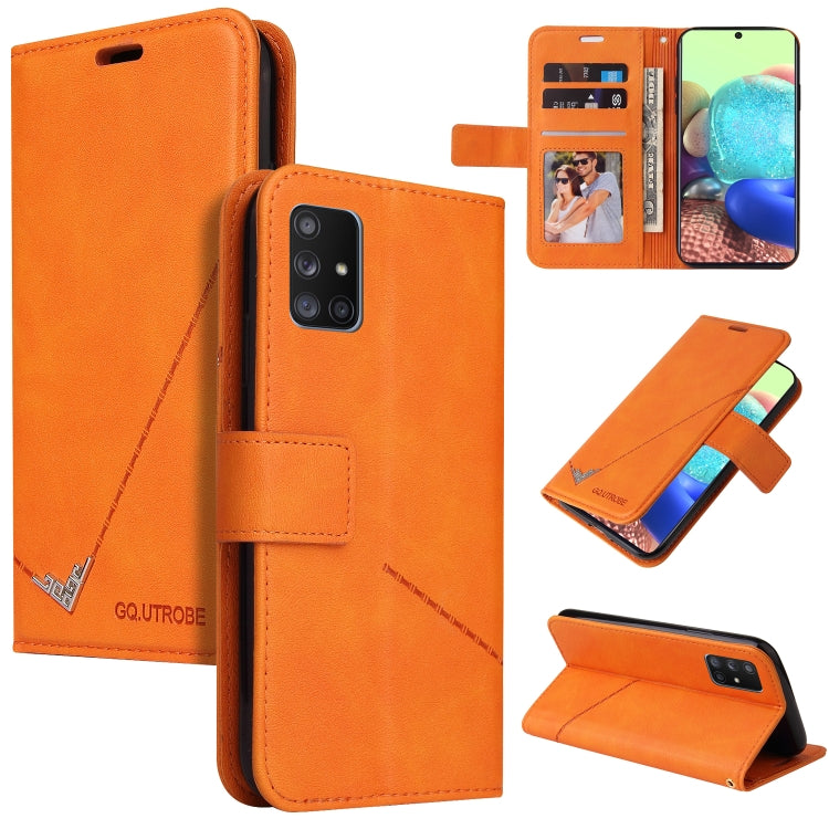 GQUTROBE Right Angle Leather Phone Case, For Samsung Galaxy A21s, For Samsung Galaxy Note10 Lite / A81, For Samsung Galaxy A71, For Samsung Galaxy A51