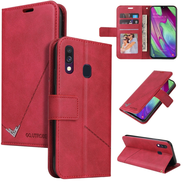 GQUTROBE Right Angle Leather Phone Case, For Samsung Galaxy A70, For Samsung Galaxy A50, For Samsung Galaxy A40, For Samsung Galaxy A20 / 30
