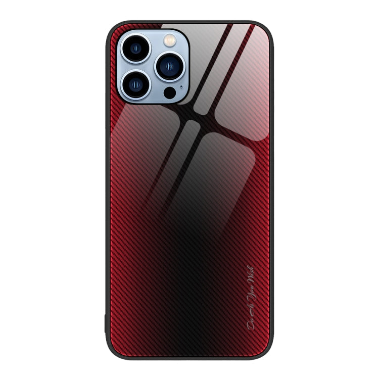 Texture Gradient Glass TPU Phone Case, For iPhone 13, For iPhone 13 Pro, For iPhone 13 Pro Max, For iPhone 12 / 12 Pro