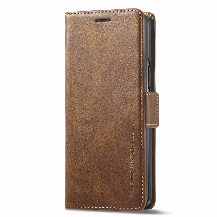 LC.IMEEKE RFID Anti-theft Leather Phone Case, For Samsung Galaxy Z Fold4 5G, For Samsung Galaxy Z Flip4 5G, For Samsung Galaxy Z Flip3 5G