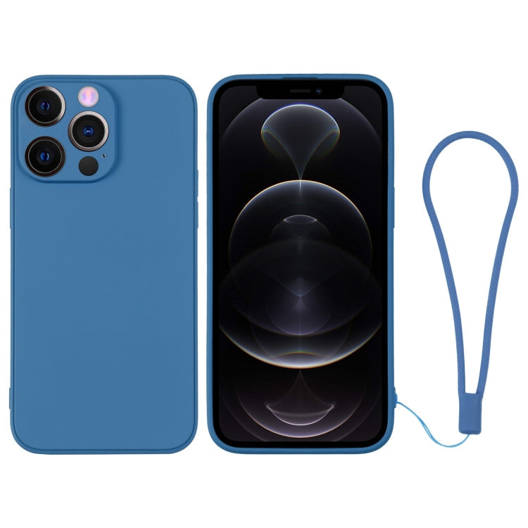 Silicone Phone Case with Wrist Strap, For iPhone 12 Pro, For iPhone 12 Pro Max