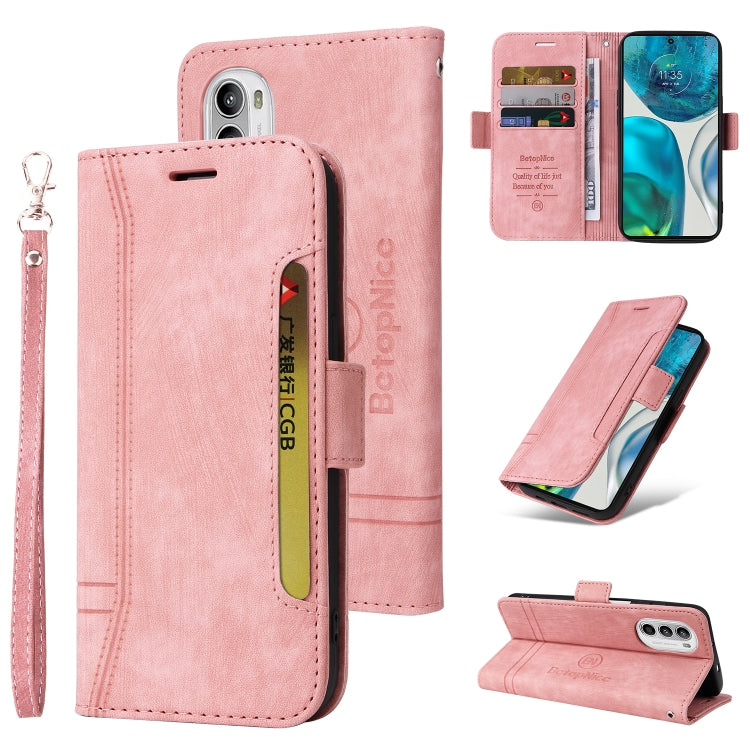 BETOPNICE Dual-side Buckle Leather Phone Case, For Huawei nova 8i, For Motorola Moto G52 / G82, For Honor X8, For Honor X7