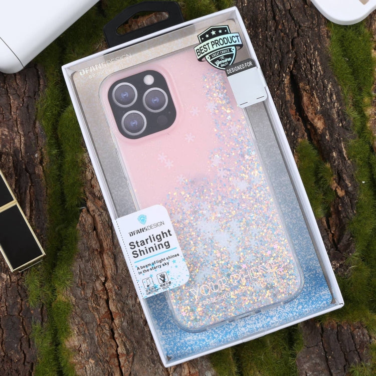 DFANS DESIGN Snowflake Starlight Shining Phone Case, For iPhone 14 Pro Max, For iPhone 14 Pro, For iPhone 14
