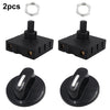 4 Gear 3 Speed Rotary Switch Fan Heater Speed Selector, Type A 2 Pair, Type B 2 Pair