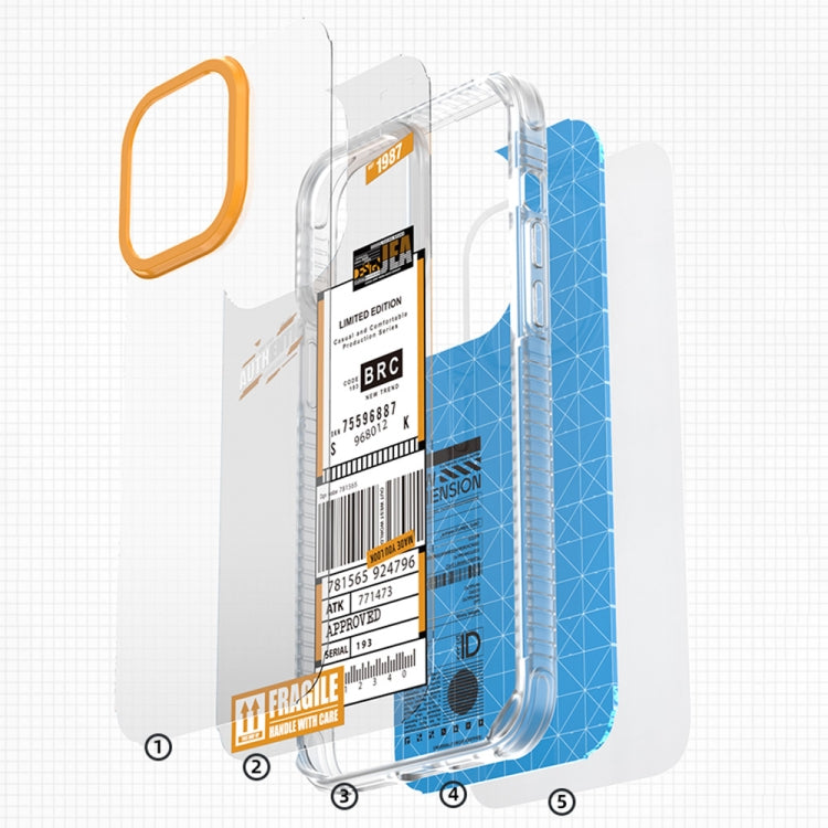 Mutural Dual-side Laminating Printed TPU Phone Case, For iPhone 14, For iPhone 14 Pro, For iPhone 14 Pro Max