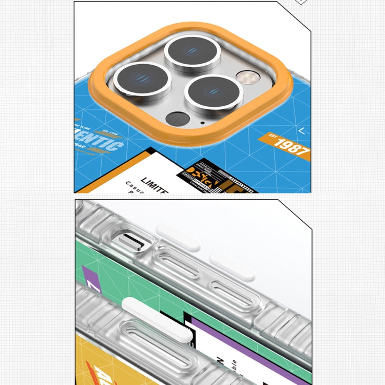 Mutural Dual-side Laminating Printed TPU Phone Case, For iPhone 14, For iPhone 14 Pro, For iPhone 14 Pro Max