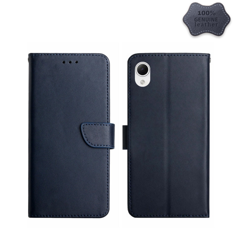 Genuine Leather Fingerprint-proof Flip Phone Case, For Samsung Galaxy A04 4G, For Samsung Galaxy A04s, For Samsung Galaxy A23 5G JP Version, For Samsung Galaxy A23e/A23s, For Sony Xperia 5 IV, For vivo X80 Lite/V25 5G, For Honor 70 Pro/70 Pro+         ...