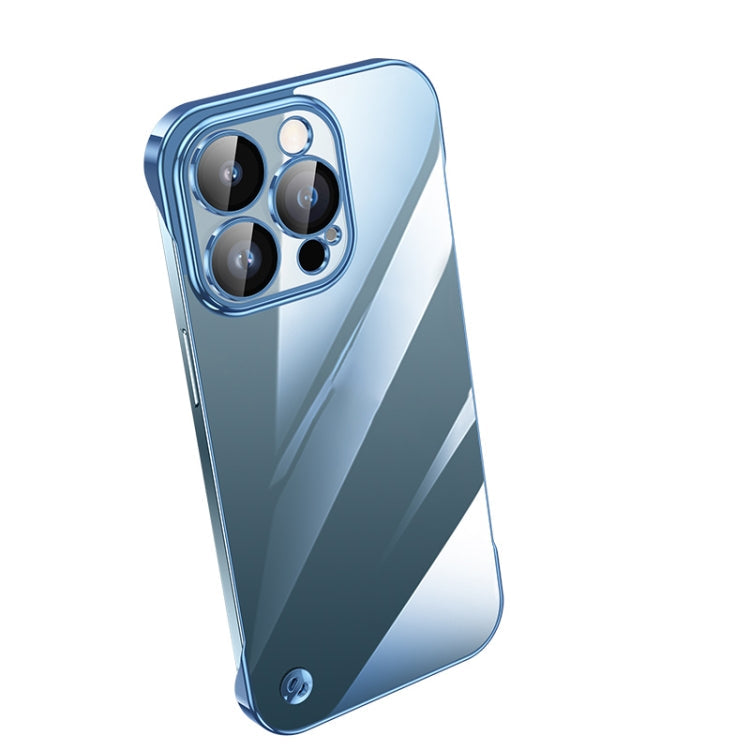 Electroplating Frameless Clear PC Phone Case, For iPhone 12 Pro Max