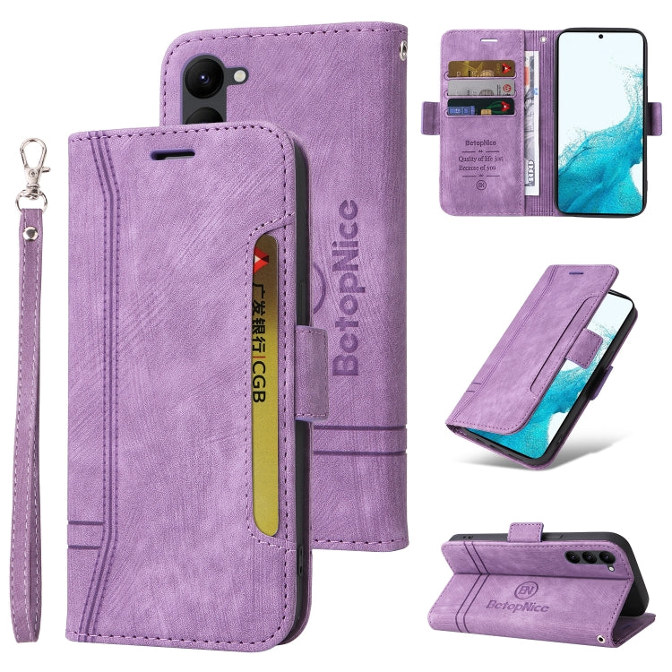 BETOPNICE Dual-side Buckle Leather Phone Case, For Samsung Galaxy A14 5G, For Honor X8 5G / X6, For Samsung Galaxy S23 5G, For OPPO A17