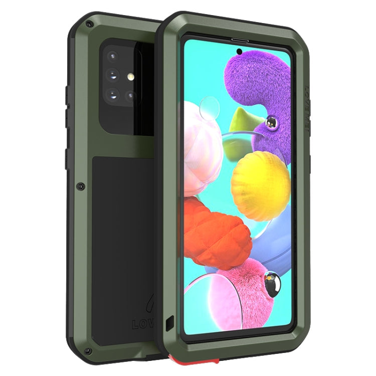 LOVE MEI Metal Shockproof Waterproof Dustproof Protective Case, For Huawei P40, For Huawei P40 Pro, For Samsung Galaxy A40s, For Samsung Galaxy A51