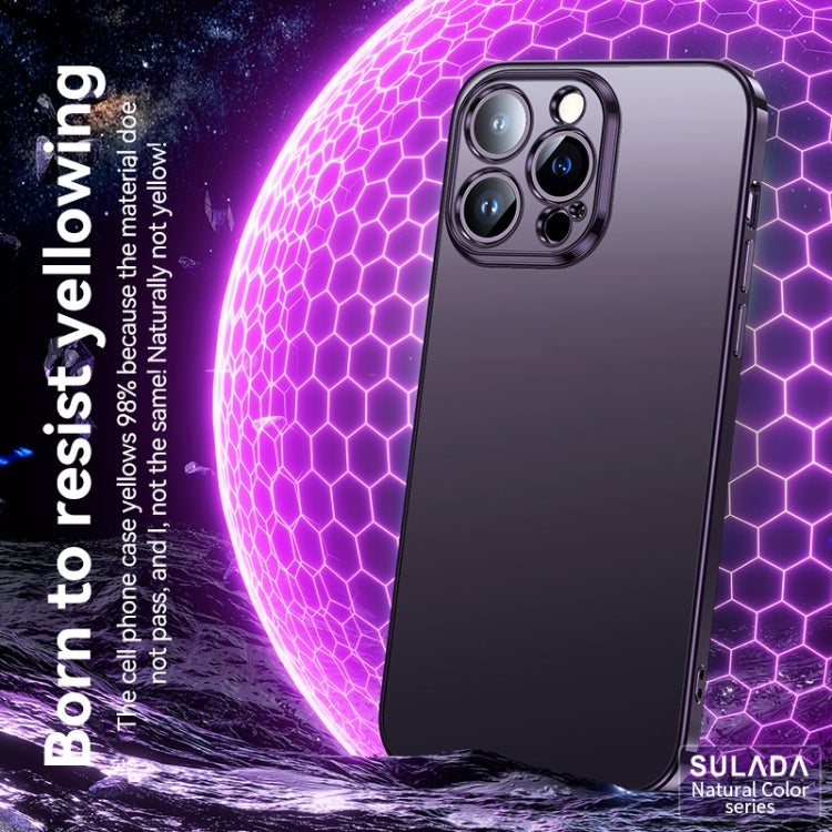 SULADA Electroplating Frosted All-inclusive TPU Phone Case, For iPhone 14 Pro Max