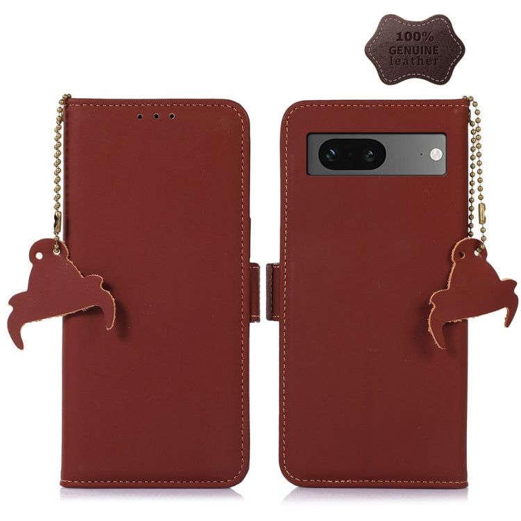 Genuine Leather Magnetic RFID Leather Phone Case, For iPhone 14, For Google Pixel 7 Pro, For Google Pixel 7, For Samsung Galaxy A54 5G, For Samsung Galaxy S22+ 5G, For Samsung Galaxy S22 5G