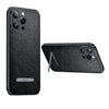 SULADA Invisible Bracket Leather Back Cover Phone Case, For iPhone 14, For iPhone 14 Plus, For iPhone 14 Pro, For iPhone 14 Pro Max