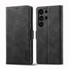 LC.IMEEKE Strong Magnetism Microfiber Leather Phone Case, For Samsung Galaxy S23 Ultra 5G