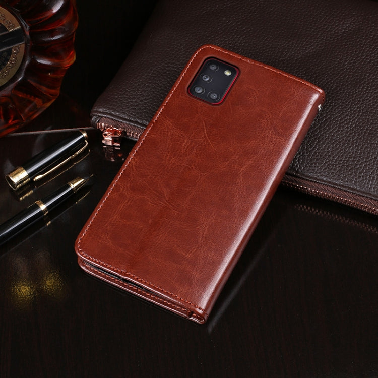 idewei Crazy Horse Texture Horizontal Flip Leather Case with Holder & Card Slots & Wallet, For Galaxy A31, For Galaxy M11, For Xiaomi Black Shark 3 Pro