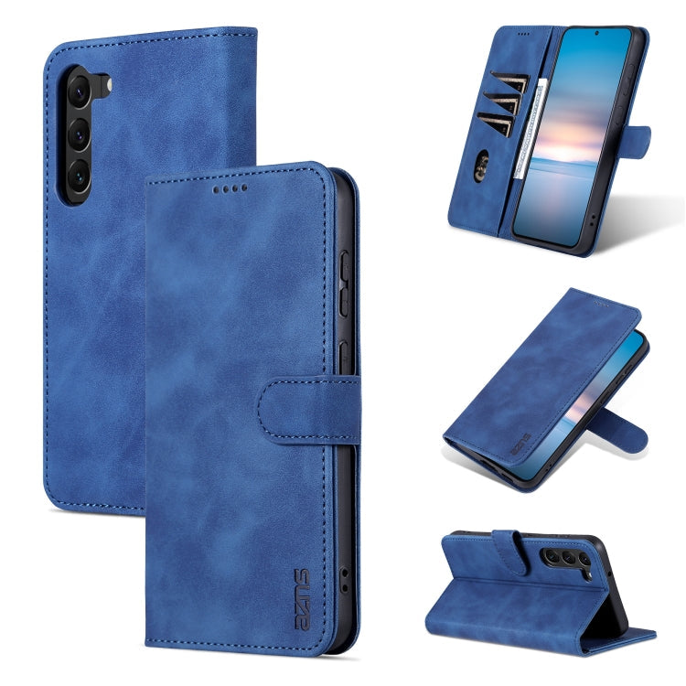 AZNS Skin Feel Calf Texture Flip Leather Phone Case, For Samsung Galaxy S23 5G, For Samsung Galaxy S23+ 5G, For Samsung Galaxy S23 Ultra 5G