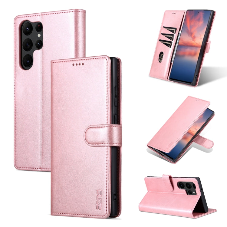 AZNS Skin Feel Calf Texture Flip Leather Phone Case, For Samsung Galaxy S23 5G, For Samsung Galaxy S23+ 5G, For Samsung Galaxy S23 Ultra 5G