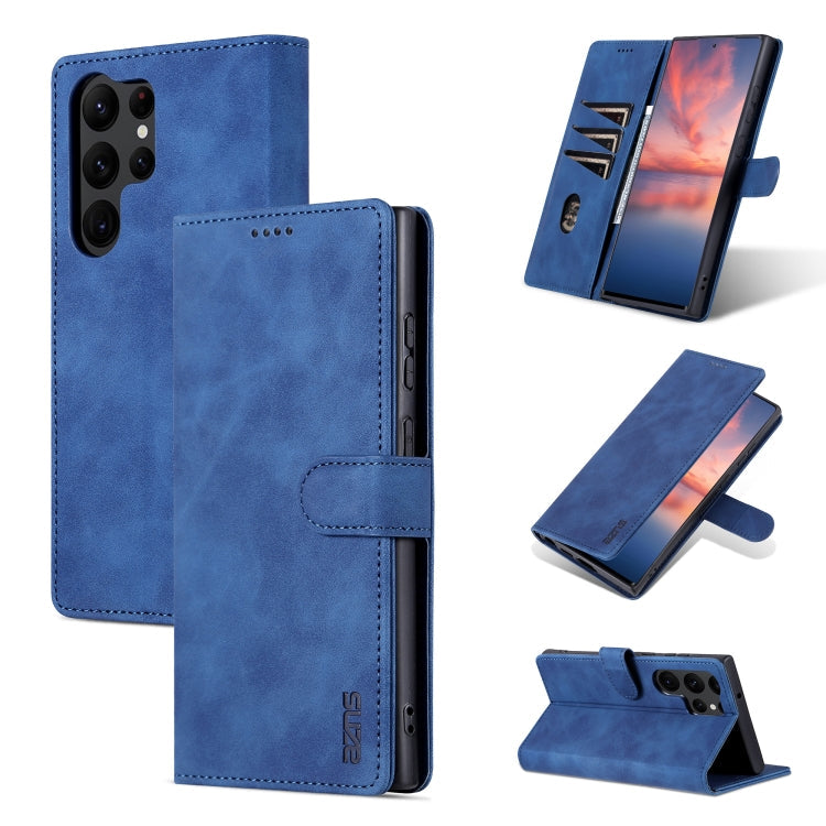AZNS Skin Feel Calf Texture Flip Leather Phone Case, For Samsung Galaxy S23 5G, For Samsung Galaxy S23+ 5G, For Samsung Galaxy S23 Ultra 5G