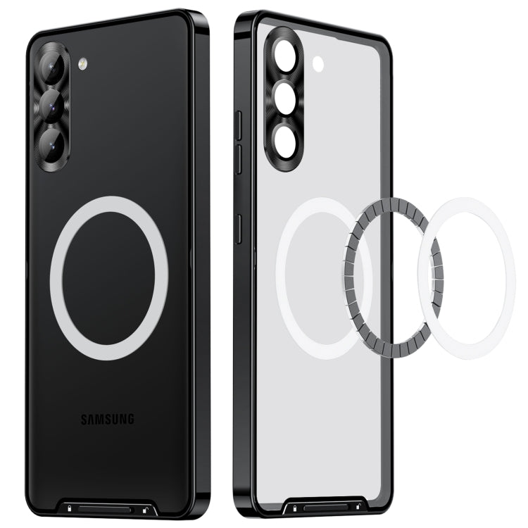 MagSafe Magnetic Frosted Metal Phone Case, For Samsung Galaxy S23 5G, For Samsung Galaxy S23 Ultra 5G, For Samsung Galaxy S23+ 5G