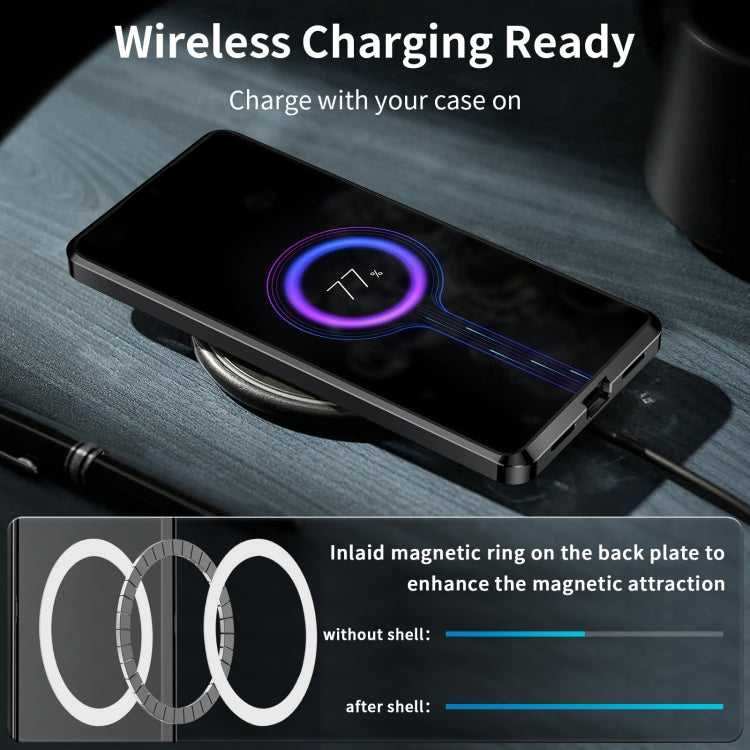 MagSafe Magnetic Frosted Metal Phone Case, For Samsung Galaxy S23 5G, For Samsung Galaxy S23 Ultra 5G, For Samsung Galaxy S23+ 5G