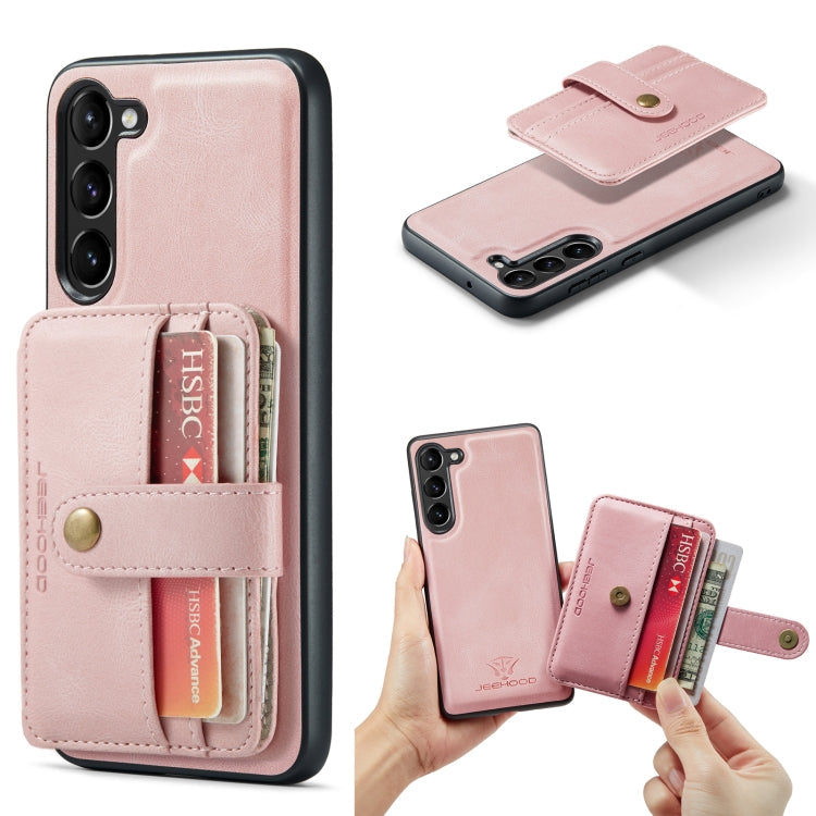 JEEHOOD RFID Anti-Theft Wallet Magnetic Leather Phone Case, For Samsung Galaxy S23 5G, For Samsung Galaxy S23+ 5G