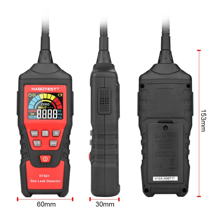HABOTEST HT601A Combustible Gas Detector Thousand Battery Model, HT601A