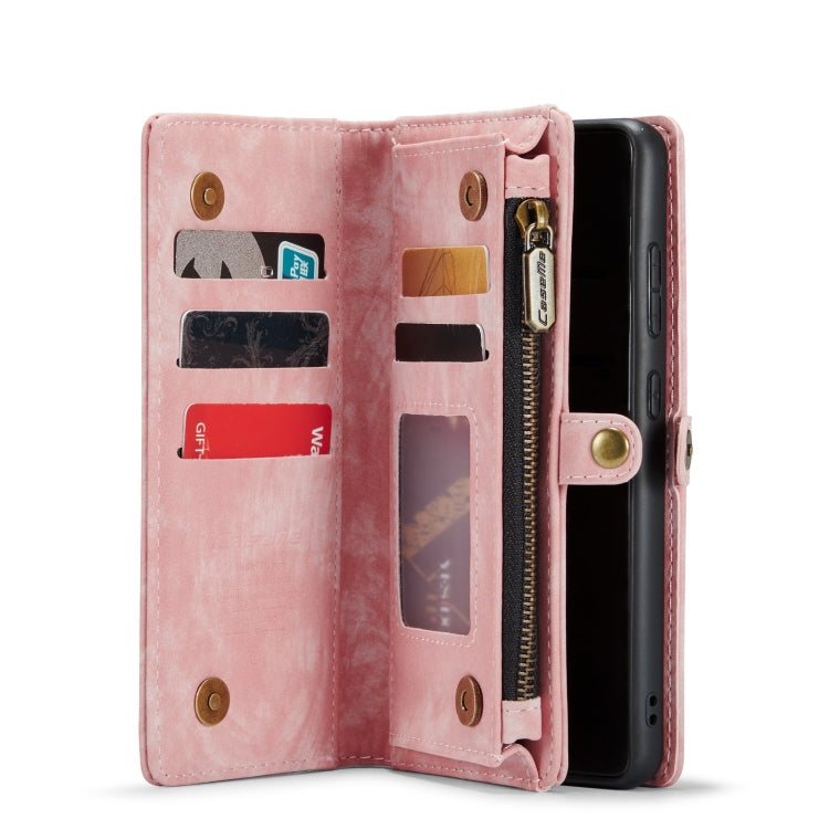 CaseMe-008 Detachable Multifunctional Horizontal Flip Leather Case with Card Slot & Holder & Zipper Wallet & Photo Frame, For Samsung Galaxy A71 4G