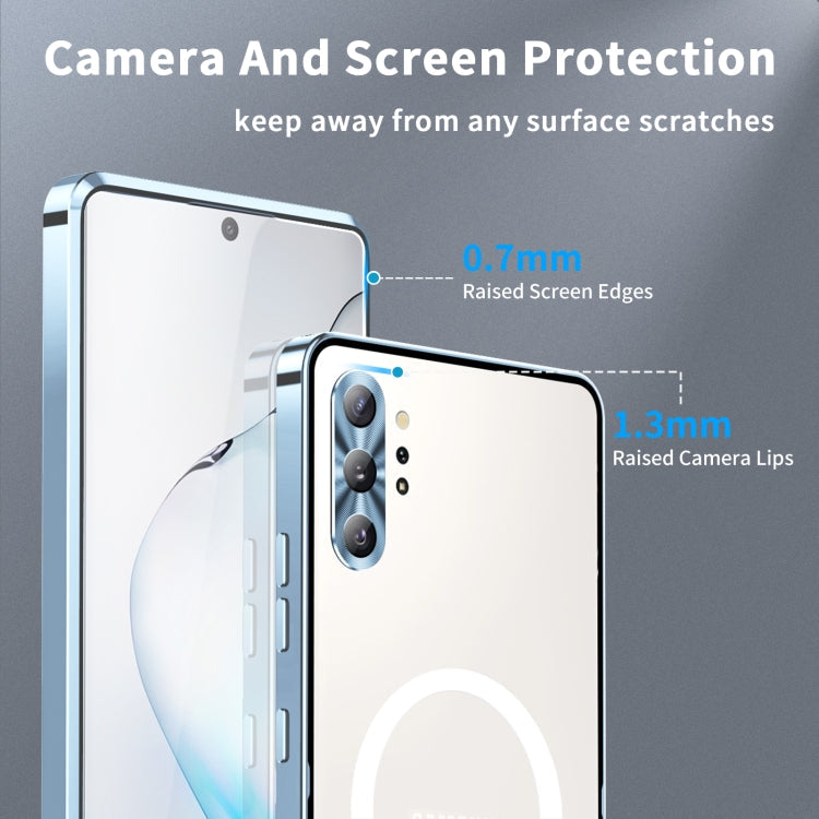 MagSafe Magnetic Frosted Metal Phone Case, For Samsung Galaxy Note10+