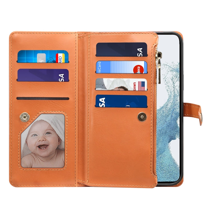 ESEBLE Star Series Lanyard Zipper Wallet RFID Leather Case, For Samsung Galaxy A54 5G, For Samsung Galaxy A14 5G