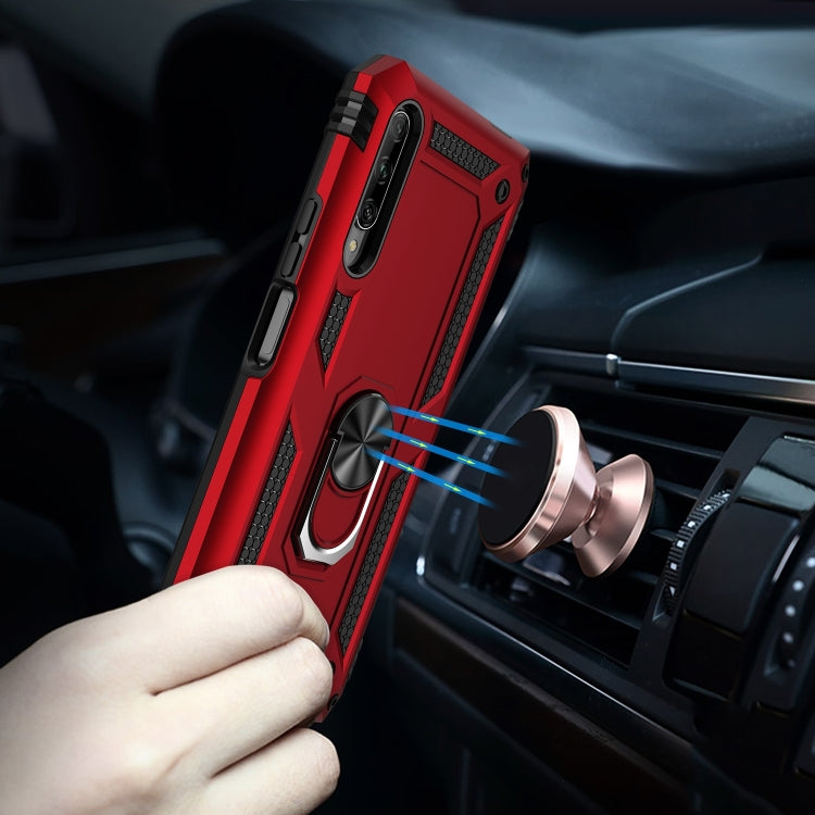 Shockproof TPU + PC Protective Case with 360 Degree Rotating Holder, For Huawei Y9s